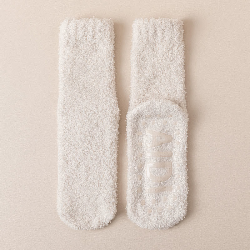 Plusock Anti Slip SoleQuarter Socks(4 Pairs) - Apricot - EU36-40(US3-7) - image 16