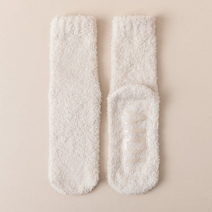 Plusock Anti Slip SoleQuarter Socks(4 Pairs) - Apricot - EU36-40(US3-7) - image 16