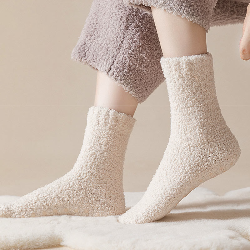 Plusock Anti Slip SoleQuarter Socks(4 Pairs) - image 2