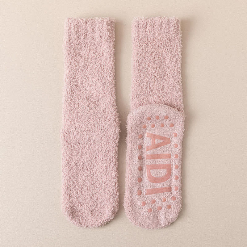 Plusock Anti Slip SoleQuarter Socks(4 Pairs) - Light Pink - EU36-40(US3-7) - image 22