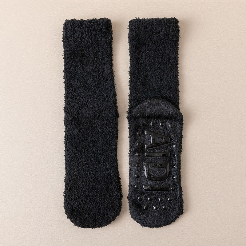 Plusock Anti Slip SoleQuarter Socks(4 Pairs) - Black - EU36-40(US3-7) - image 13