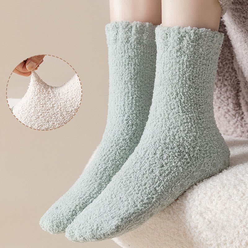 Plusock Anti Slip SoleQuarter Socks(4 Pairs) - image 4