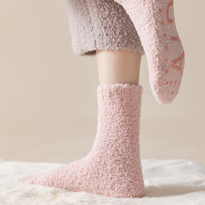 Plusock Anti Slip SoleQuarter Socks(4 Pairs) - image 7