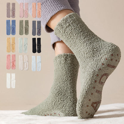 Plusock Anti Slip SoleQuarter Socks(4 Pairs) - image 12