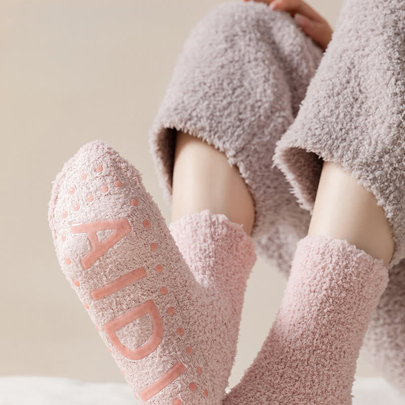 Plusock Anti Slip SoleQuarter Socks(4 Pairs) - image 8