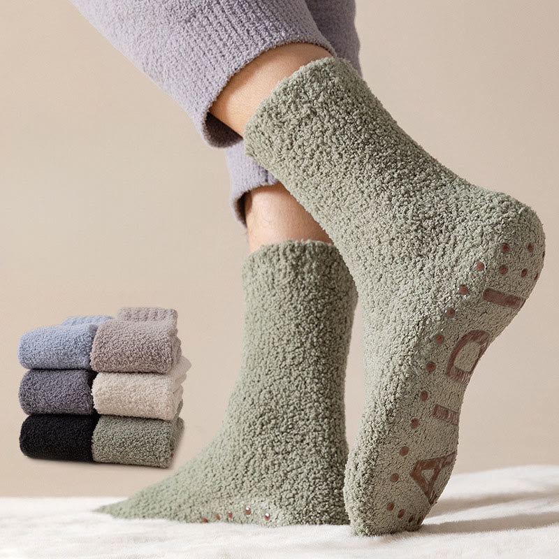 Plusock Anti Slip SoleQuarter Socks(4 Pairs) - image 11