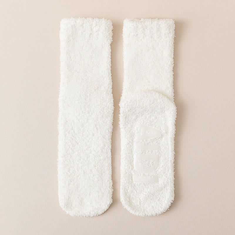 Plusock Anti Slip SoleQuarter Socks(4 Pairs) - Beige - EU36-40(US3-7) - image 15