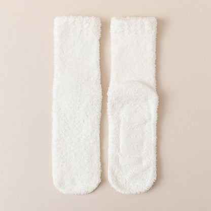 Plusock Anti Slip SoleQuarter Socks(4 Pairs) - Beige - EU36-40(US3-7) - image 15