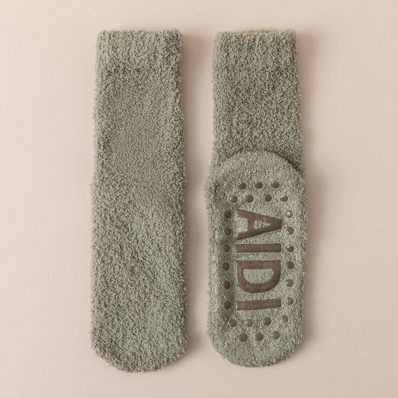 Plusock Anti Slip SoleQuarter Socks(4 Pairs) - Green - EU36-40(US3-7) - image 17