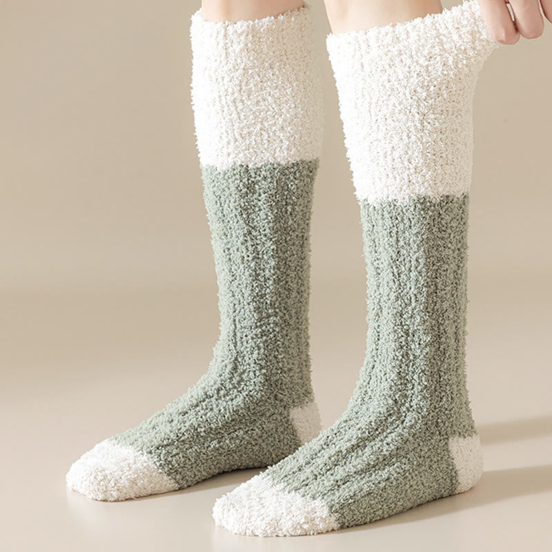 Plusock Comfort Plush Fleece Sleep Socks(4 Pairs) - image 6