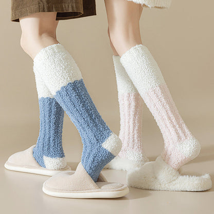 Plusock Comfort Plush Fleece Sleep Socks(4 Pairs) - image 3