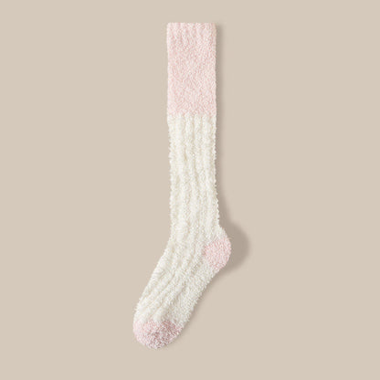 Plusock Comfort Plush Fleece Sleep Socks(4 Pairs) - White - EU36-40(US3-7) - image 11