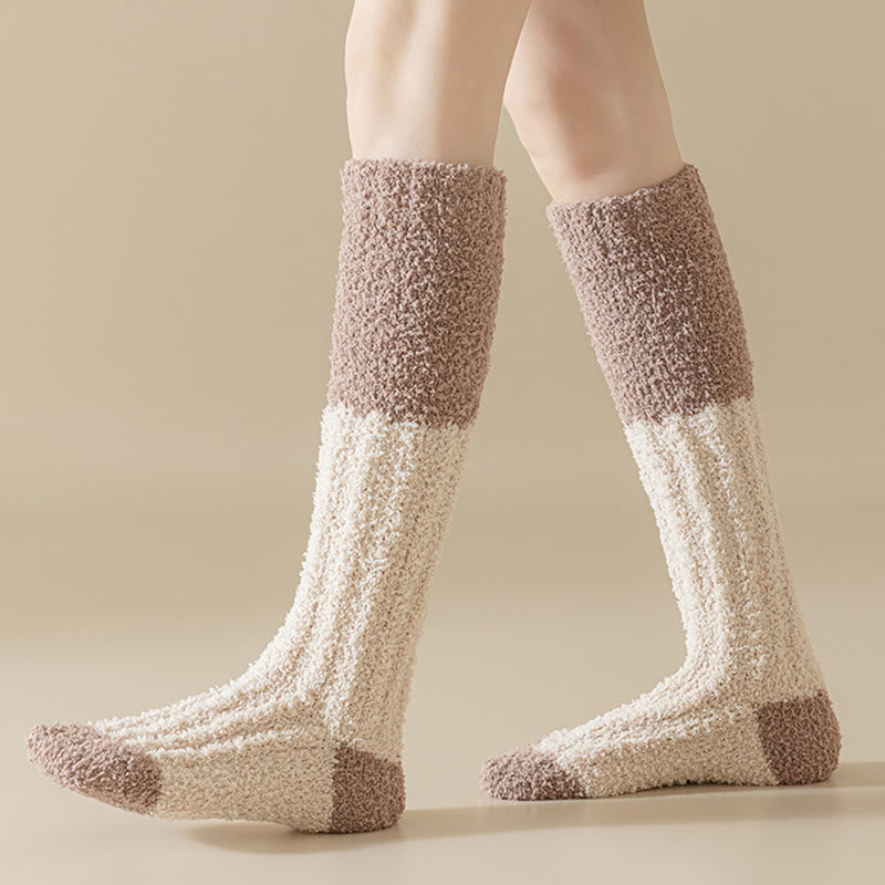 Plusock Comfort Plush Fleece Sleep Socks(4 Pairs) - image 9