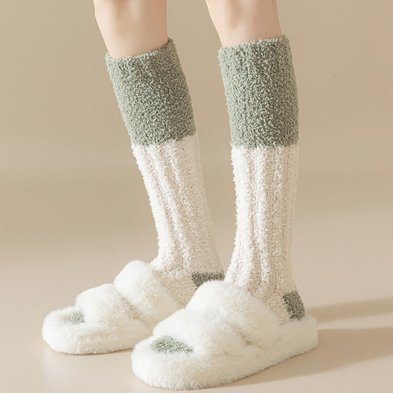 Plusock Comfort Plush Fleece Sleep Socks(4 Pairs) - image 8