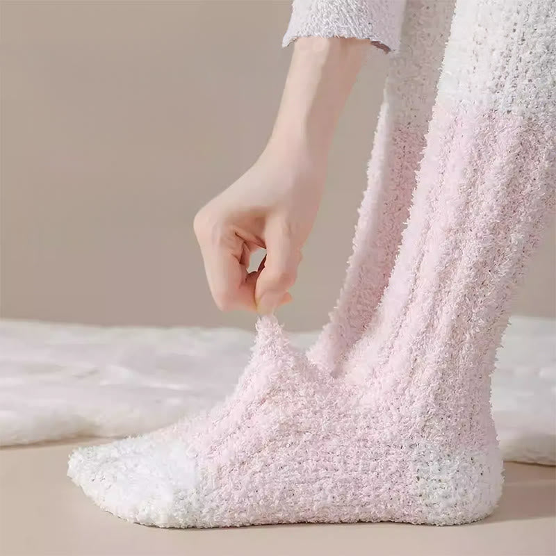 Plusock Comfort Plush Fleece Sleep Socks(4 Pairs) - image 7