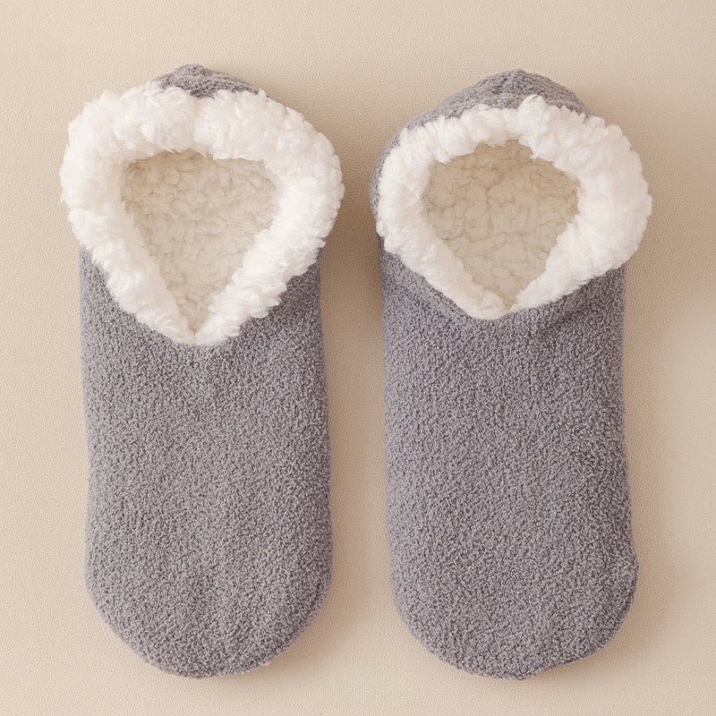 Plusock Silicone Sole Lightweight Slippers - Dark Grey - EU36-40(US3-7) - image 15