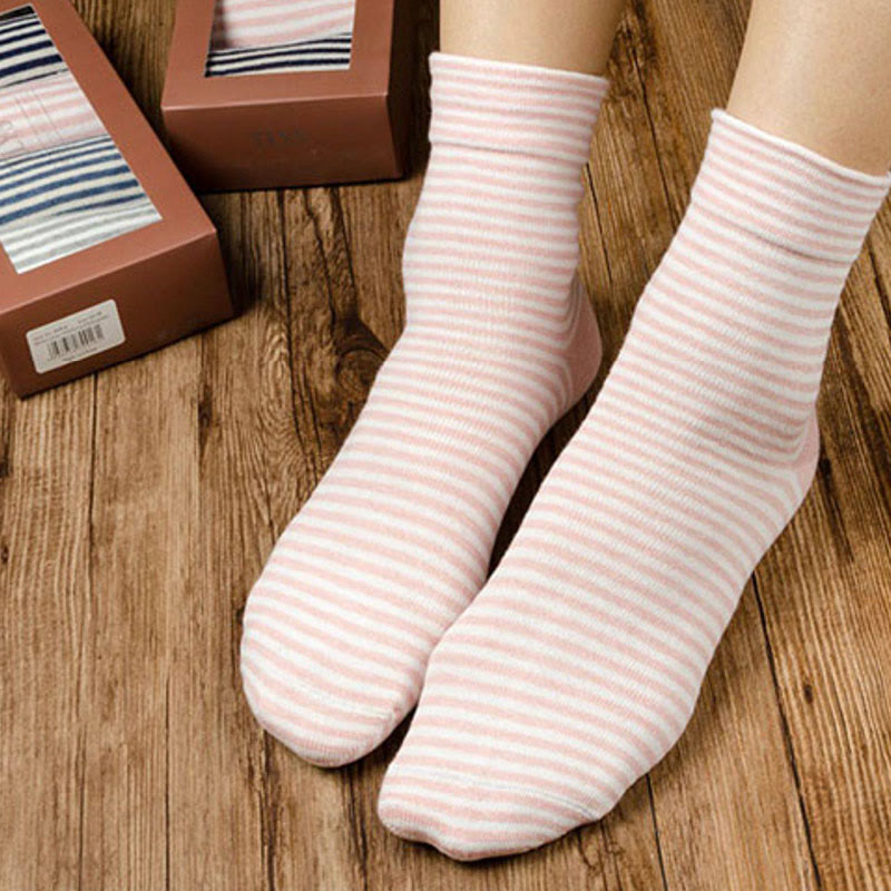 Plusock Wide Stripe Sleep Socks(4 Pairs) - image 1