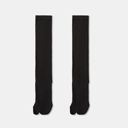 Plusock Two Toe Split Knee High Sleep Socks(3 Pairs) - Black - EU36-40(US3-7) - image 12
