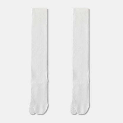Plusock Two Toe Split Knee High Sleep Socks(3 Pairs) - White - EU36-40(US3-7) - image 14