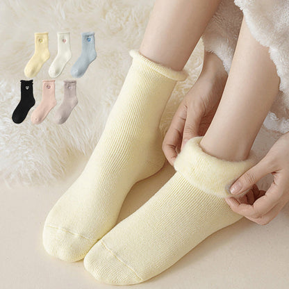 Plusock Full Fleece Quarter Socks(3 Pairs) - image 0