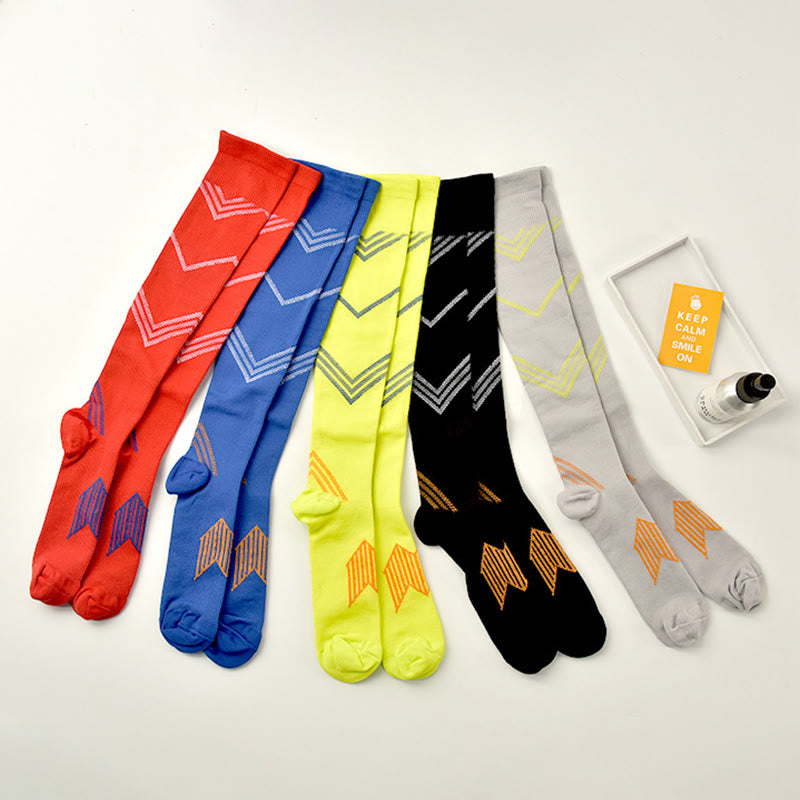 Plusock Sport Compression Socks(5 Pairs) - Multicolor - S/M - image 6