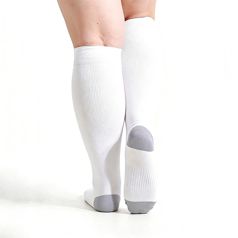 Plusock Plus Size Soft Bamboo Fiber Compression Socks - image 19