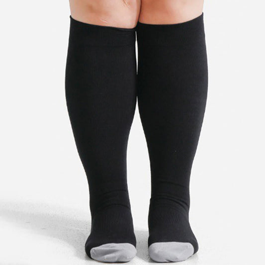 Plusock Plus Size Soft Bamboo Fiber Compression Socks - image 0