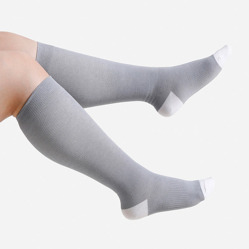 Plusock Plus Size Soft Bamboo Fiber Compression Socks - image 13