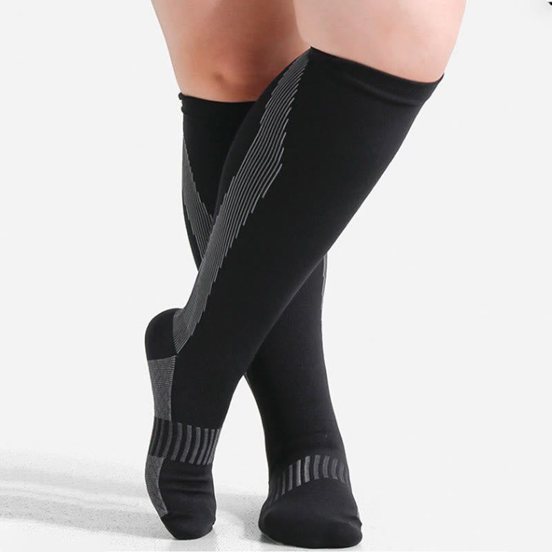 Plusock Plus Size Durable Supports Compression Socks - image 4