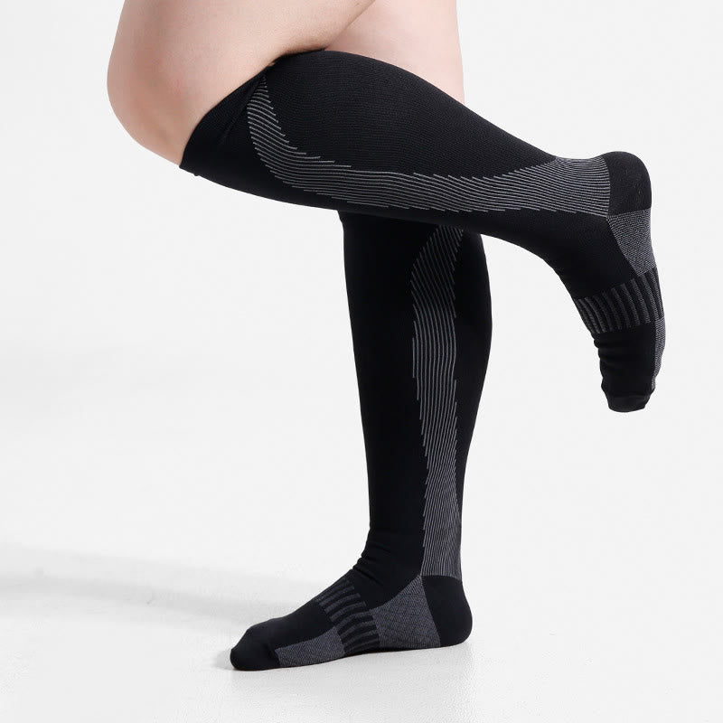 Plusock Plus Size Durable Supports Compression Socks - image 5