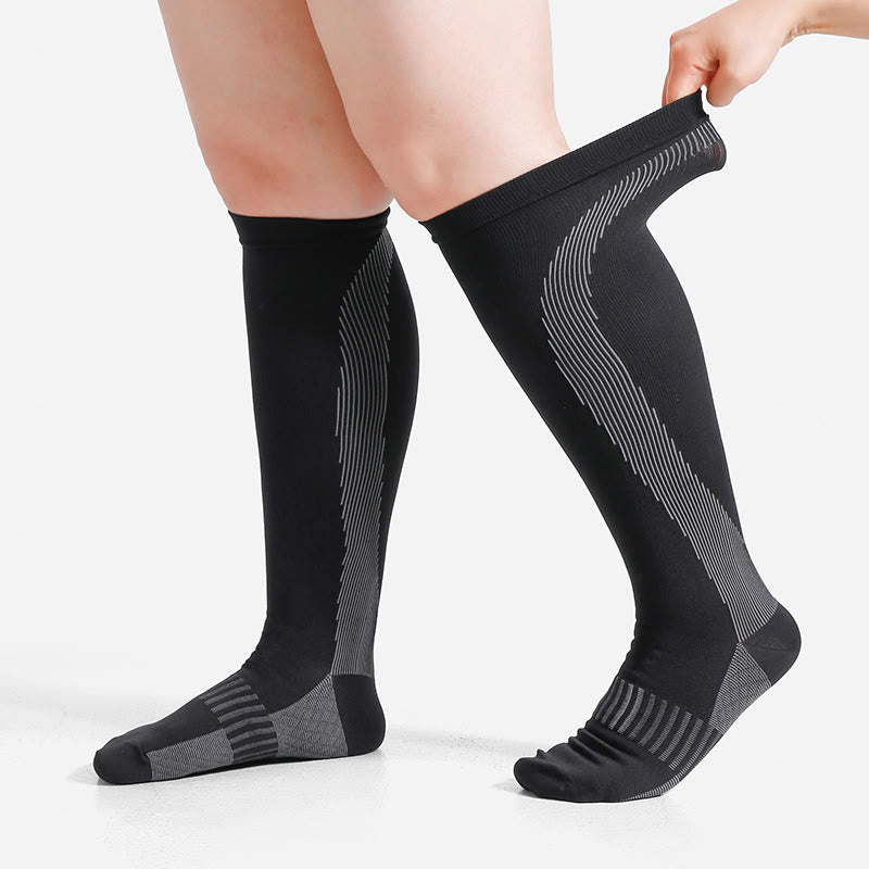 Plusock Plus Size Durable Supports Compression Socks - image 1