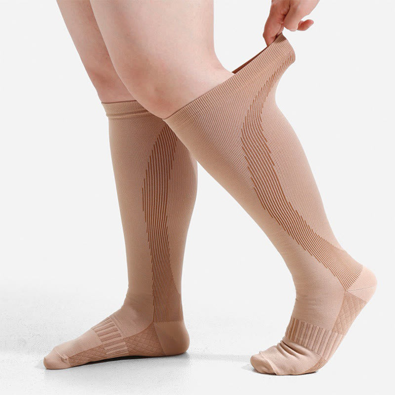 Plusock Plus Size Durable Supports Compression Socks - image 12
