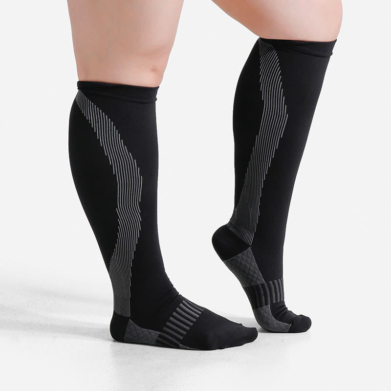 Plusock Plus Size Durable Supports Compression Socks - image 8