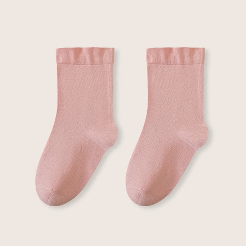 Plusock Cotton Wide Sleep Socks(3 Pairs) - Pink - EU36-40(US3-7) - image 15