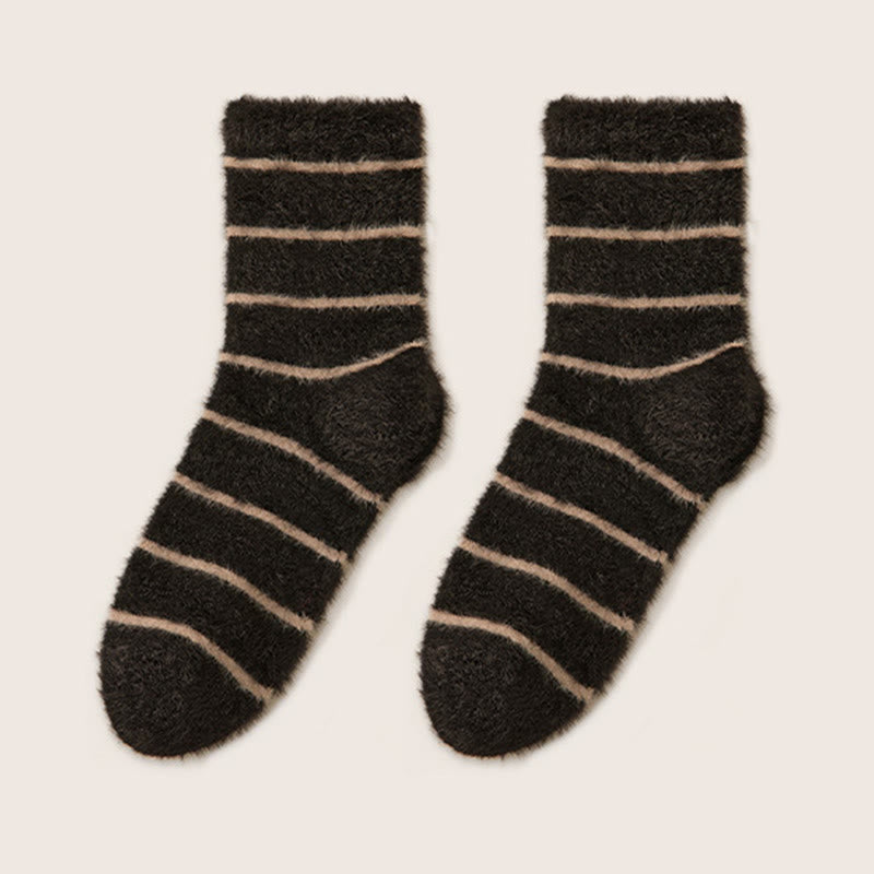 Plusock Thermal Double Fleece Sleep Socks(3 Pairs) - Black - EU36-40(US3-7) - image 14