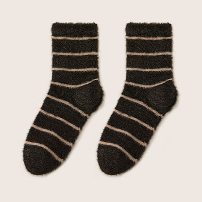 Plusock Thermal Double Fleece Sleep Socks(3 Pairs) - Black - EU36-40(US3-7) - image 14