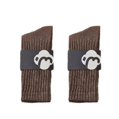 Plusock Absorbing Sweat Quarter Socks(4 Pairs) - Brown - EU39-44(US6-10) - image 20