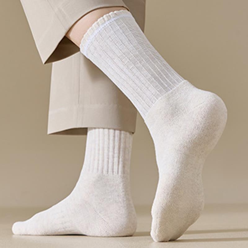 Plusock Absorbing Sweat Quarter Socks(4 Pairs) - image 9