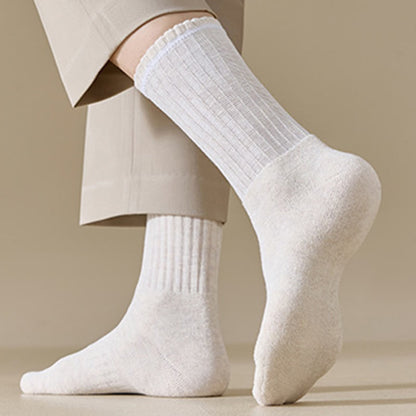 Plusock Absorbing Sweat Quarter Socks(4 Pairs) - image 9