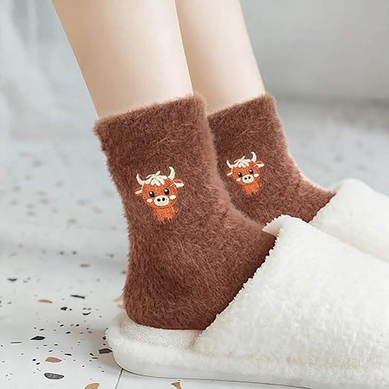 Plusock Cozy Cow Quarter Socks(5 Pairs) - image 5