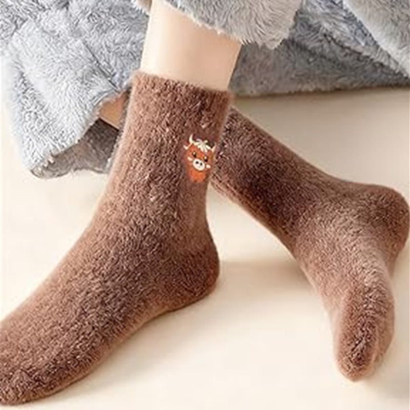 Plusock Cozy Cow Quarter Socks(5 Pairs) - image 4