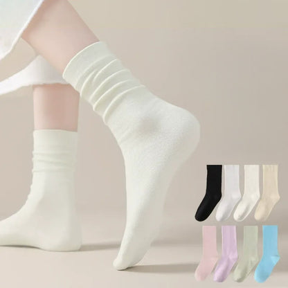 Plusock Skin Friendly Cotton Sleep Socks(8 Pairs) - Multicolor - EU36-40(US3-7) - image 0
