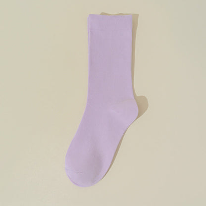 Plusock Skin Friendly Cotton Sleep Socks(8 Pairs) - Purple - EU36-40(US3-7) - image 15