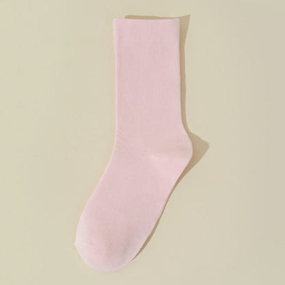 Plusock Skin Friendly Cotton Sleep Socks(8 Pairs) - Pink - EU36-40(US3-7) - image 9