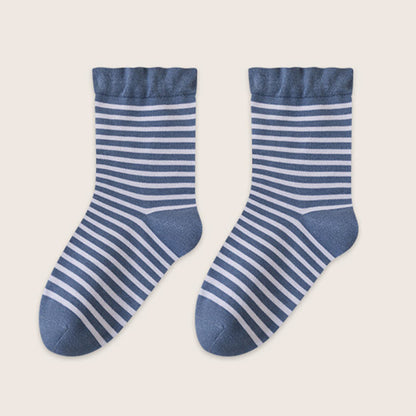 Plusock Wool Stripe Sleep Socks(2 Pairs) - Blue - EU39-45(US6-11) - image 13