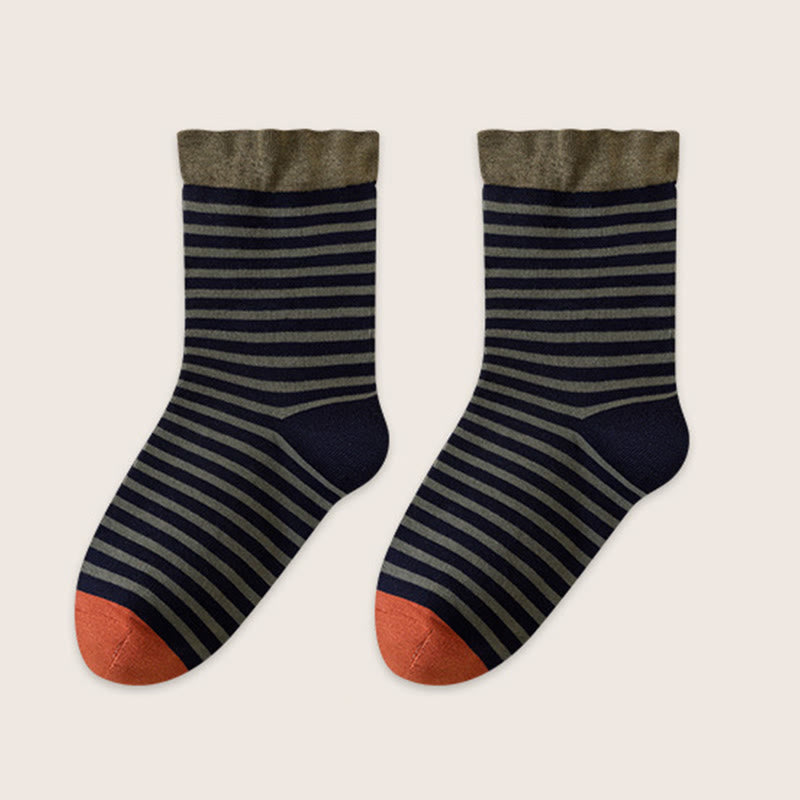Plusock Wool Stripe Sleep Socks(2 Pairs) - Navy Blue - EU39-45(US6-11) - image 14