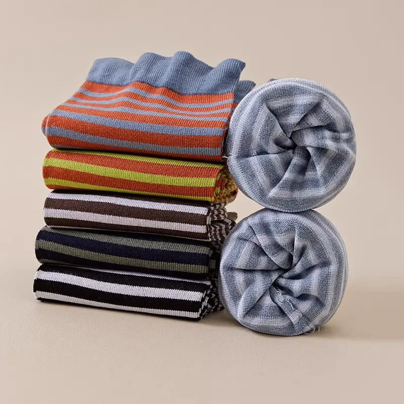 Plusock Wool Stripe Sleep Socks(2 Pairs) - image 10