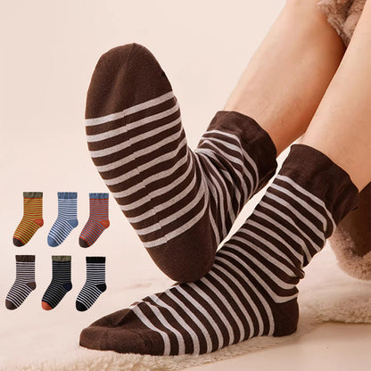 Plusock Wool Stripe Sleep Socks(2 Pairs) - image 0