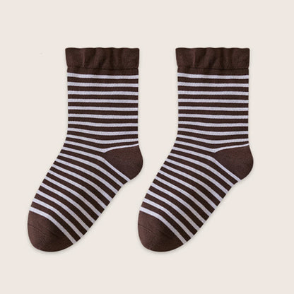Plusock Wool Stripe Sleep Socks(2 Pairs) - Coffee - EU39-45(US6-11) - image 12