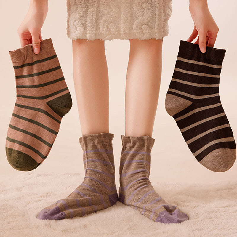 Plusock Classic Stripes Sleep Socks(2 Pairs) - image 1
